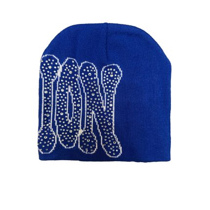 Mixed Emotion Blue ‘Rhinestone’ Beanie