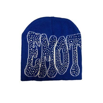 Mixed Emotion Blue ‘Rhinestone’ Beanie