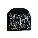 Mixed Emotion Black ‘Rhinestone’ Beanie
