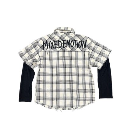Mixed Emotion Cream ‘Dreams’ Flannel Shirts