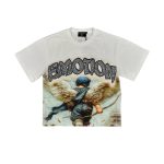 Mixed Emotional White “Arch Angel” Tee