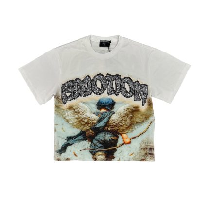 Mixed Emotional White “Arch Angel” Tee