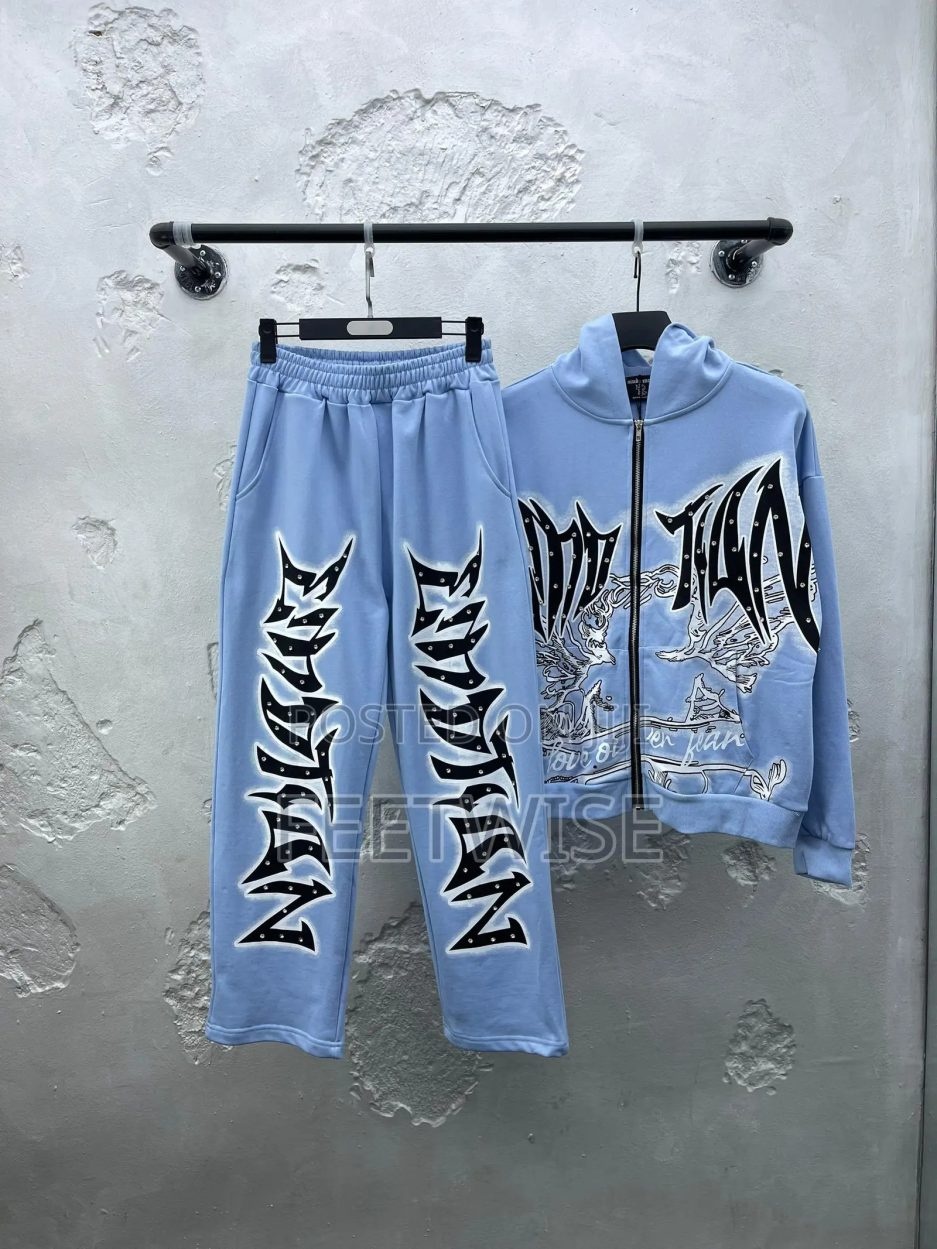 Mixed Emotion Brand “Graffiti” Rhinestone Tracksuit Mixed Emotion Brand “Graffiti” Rhinestone Tracksuit