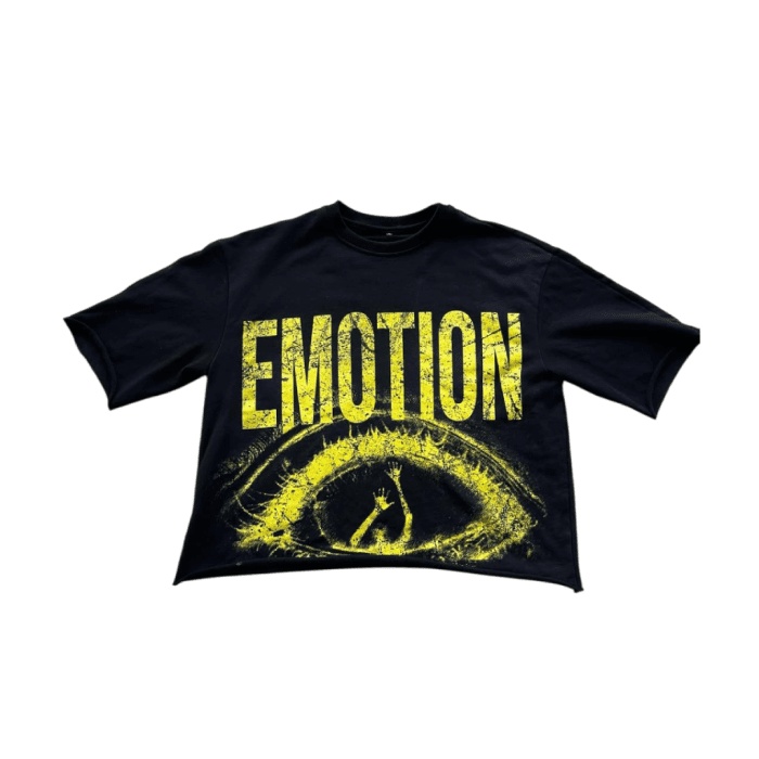 Mixed Emotional Brand Eye Graphic Shirt Mixed Emotional Brand Eye Graphic Shirt