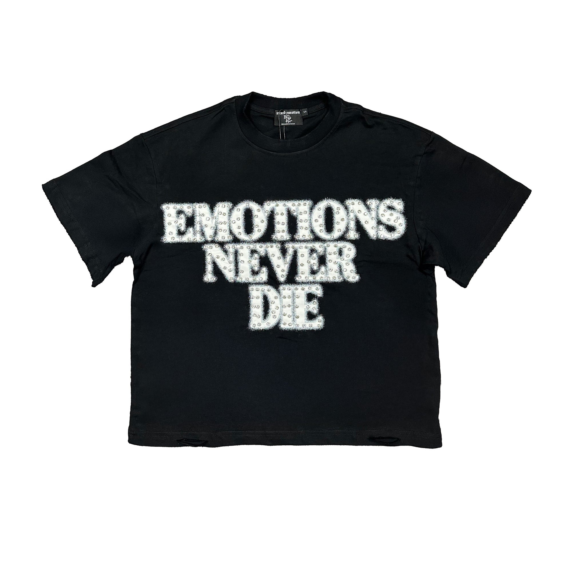 Mixed Emotional Brand Rhinestone Shirt Mixed Emotional Brand Rhinestone Shirt