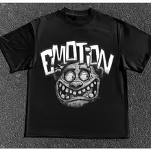 Mixed Emotional Y2K Casual Black Shirt Mixed Emotional Y2K Casual Black Shirt