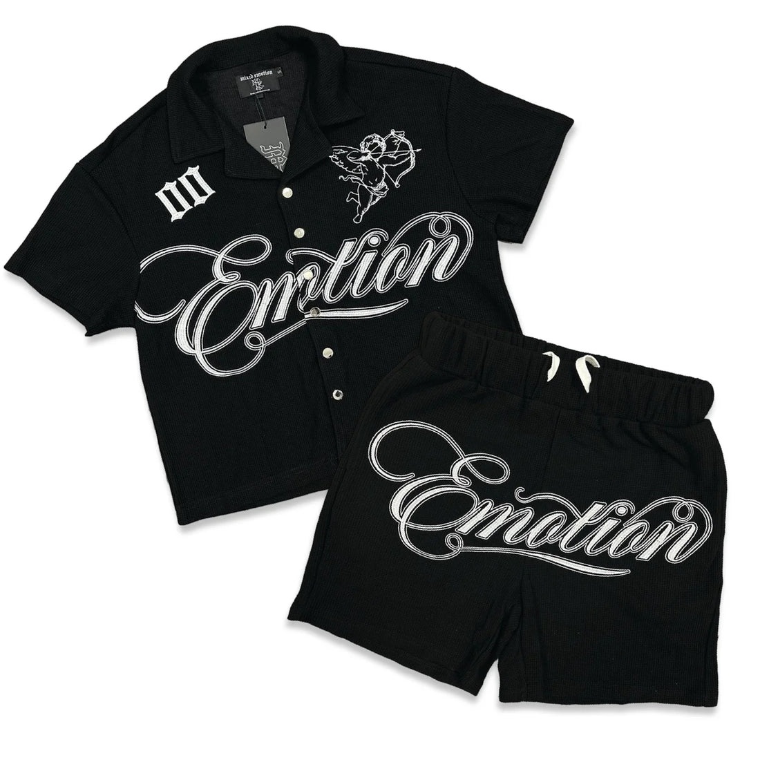 Mixed Emotions “Signature” Black Short Set Mixed Emotions “Signature” Black Short Set
